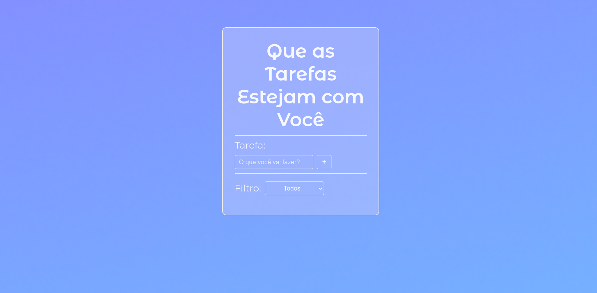 Página da To-Do List